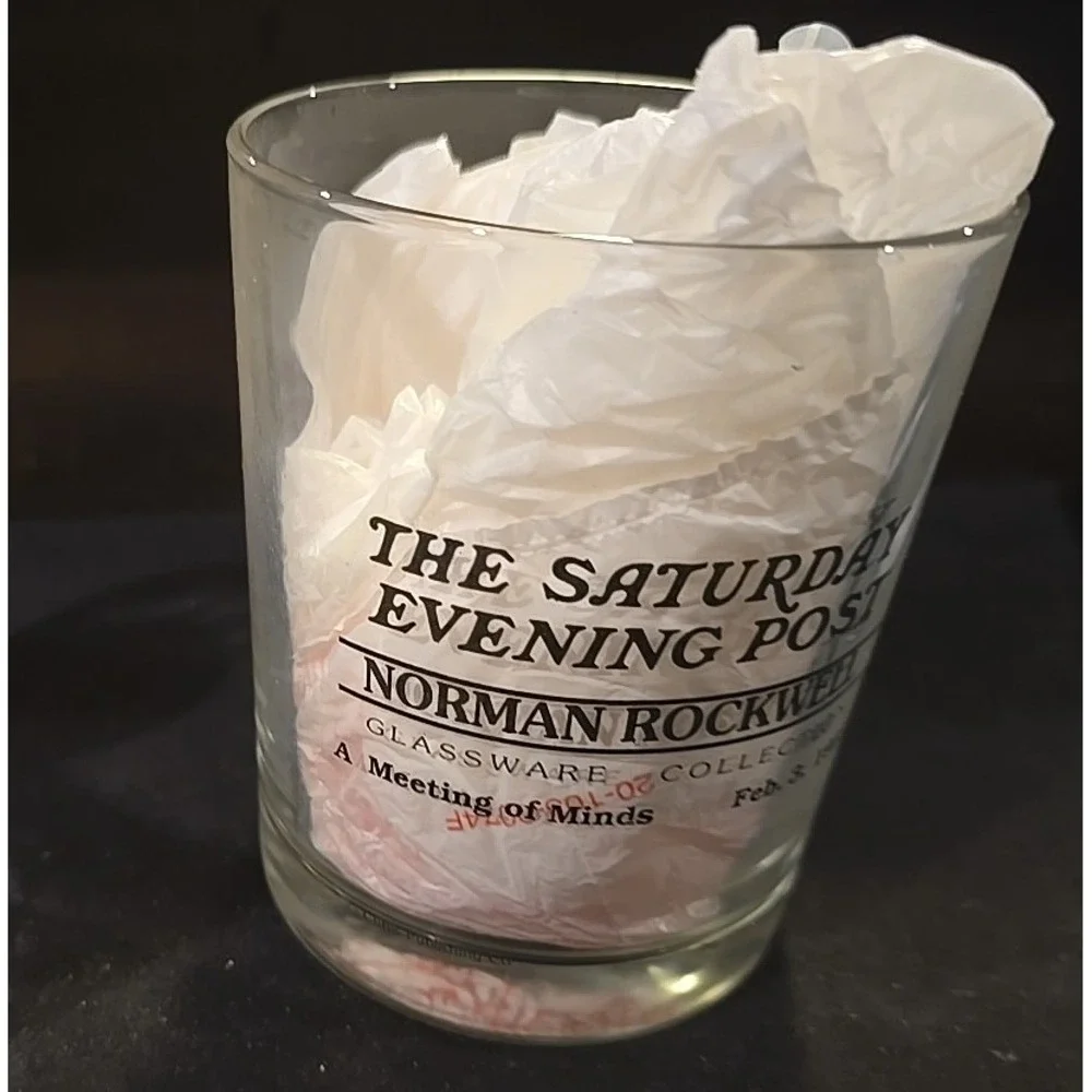 Saturday Evening Post Norman Rockwell Glassware Collection Glasses Set - Picture 5 of 5
